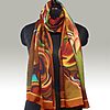 Fashion Silk Scarf 1 | Luxury Designer Silk Scarves for Women’s by Hazelglow Store