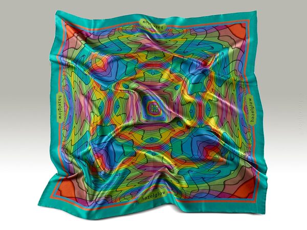 Fashion Silk Scarf 25 | Luxury Designer Silk Scarves for Women’s by Hazelglow Store
