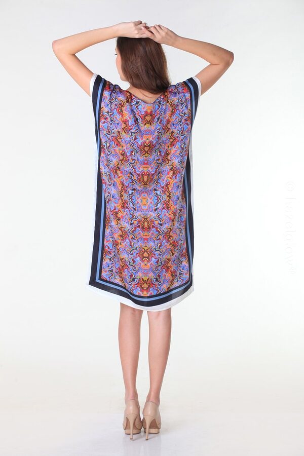 Fashion Air Wrap Blue | Luxury Designer Dress for Women’s by Hazelglow Store