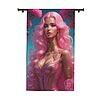 Blackout Curtain Luxury LifeStyle Barbie Art Collection Hazelglow B-7