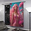 Blackout Curtain Luxury LifeStyle Barbie Art Collection Hazelglow B-14