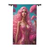 Blackout Curtain Luxury LifeStyle Barbie Art Collection Hazelglow B-14