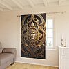 Blackout Curtain Luxury LifeStyle Sculpture Art Collection Hazelglow C-86