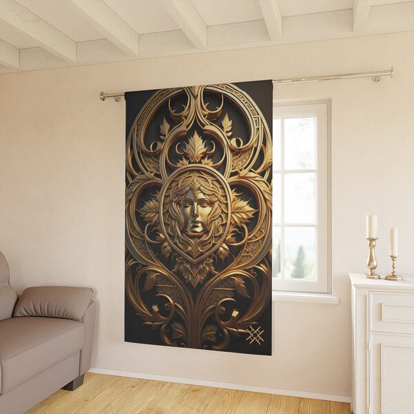 Blackout Curtain Luxury LifeStyle Sculpture Art Collection Hazelglow C-86