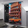 Blackout Curtain Luxury LifeStyle Vintage Car Art Collection Hazelglow V-8