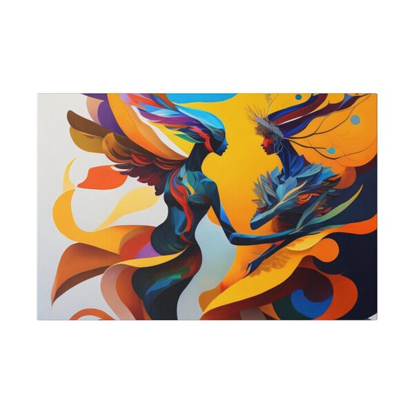 Matte Canvas, Stretched, 0.75" Lovers Art