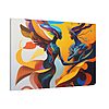 Matte Canvas, Stretched, 0.75" Lovers Art
