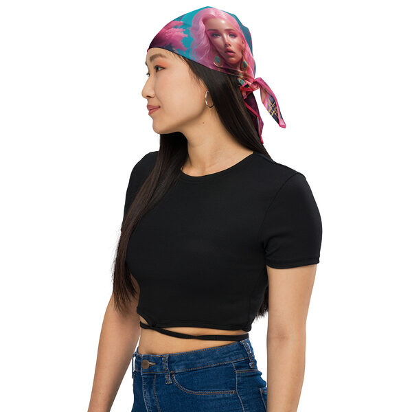 Hazelglow's Beautiful Barbie Art Collection Womens Scarf 0823039