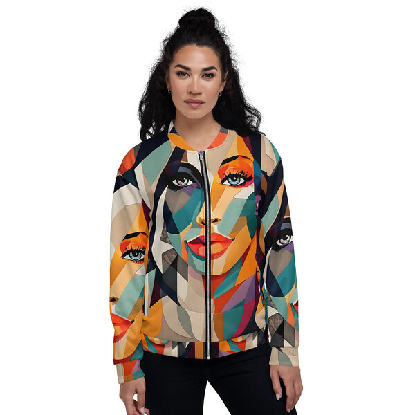 Stylish Unisex Bomber Jacket Hazelglow Luxury LifeStyle 2024
