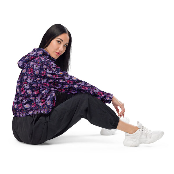 Womens cropped windbreaker Hazelglow Luxury LifeStyle