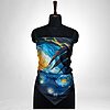 Luxury Designer Poly Silk Scarf | Soft & Lightweight Starry Night 16 Hazelglow