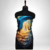 Luxury Designer Poly Silk Scarf | Soft & Lightweight Starry Night 17 Hazelglow