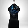 Luxury Designer Poly Silk Scarf | Soft & Lightweight Starry Night 07