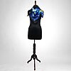 Luxury Designer Poly Silk Scarf | Soft & Lightweight Starry Night 01