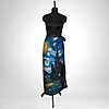 Luxury Designer Poly Silk Scarf | Soft & Lightweight | Starry Night Hazelglow 19