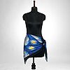 Luxury Designer Poly Silk Scarf | Soft & Lightweight Starry Night 08 | Hazelglow