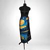 Luxury Designer Poly Silk Scarf | Soft & Lightweight Starry Night 11 | Hazelglow