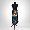 Luxury Designer Poly Silk Scarf | Soft & Lightweight Starry Night 12 | Hazelglow
