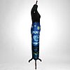 Luxury Designer Poly Silk Scarf | Soft & Lightweight Starry Night 01