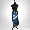 Luxury Designer Poly Silk Scarf | Soft & Lightweight Starry Night 08 | Hazelglow