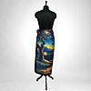 Luxury Designer Poly Silk Scarf | Soft & Lightweight Starry Night 12 | Hazelglow