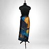 Luxury Designer Poly Silk Scarf | Soft & Lightweight Starry Night 14 Hazelglow