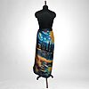 Luxury Designer Poly Silk Scarf | Soft & Lightweight Starry Night 16 Hazelglow