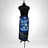 Luxury Designer Poly Silk Scarf | Soft & Lightweight | Starry Night Hazelglow 18