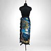 Luxury Designer Poly Silk Scarf | Soft & Lightweight | Starry Night Hazelglow 19