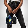Luxury Designer Poly Silk Scarf | Soft & Lightweight Starry Night 04 Hazelglow