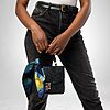 Luxury Designer Poly Silk Scarf | Soft & Lightweight Starry Night 01