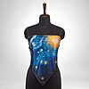 Luxury Designer Poly Silk Scarf | Soft & Lightweight | Starry Night 10