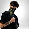 Luxury Designer Poly Silk Scarf | Soft & Lightweight Starry Night 11 | Hazelglow