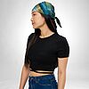 Luxury Designer Poly Silk Scarf | Soft & Lightweight Starry Night 17 Hazelglow