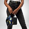 Luxury Designer Poly Silk Scarf | Soft & Lightweight | Starry Night Hazelglow 18