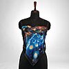 Luxury Designer Poly Silk Scarf | Soft & Lightweight | Starry Night 21