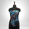 Luxury Designer Poly Silk Scarf | Soft & Lightweight Starry Night 02