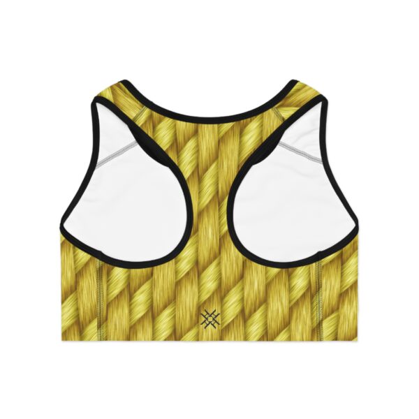 Stylish Braided Rope Sports Bra for Active Women
