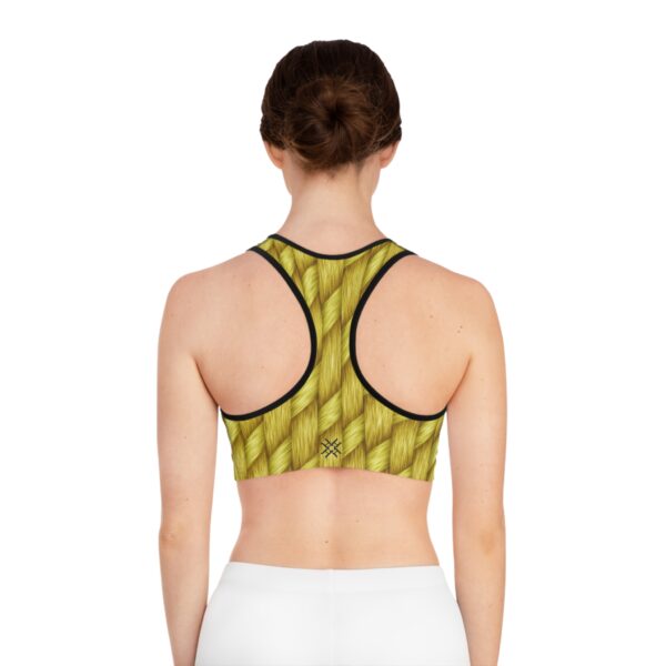Stylish Braided Rope Sports Bra for Active Women