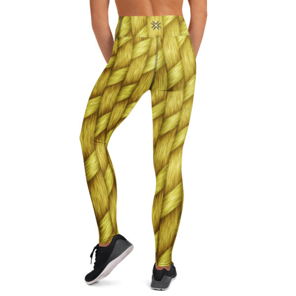 Designer Active / Sporty / Yoga Leggings Golden Weave