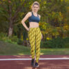 Designer Active / Sporty / Yoga Leggings Golden Weave