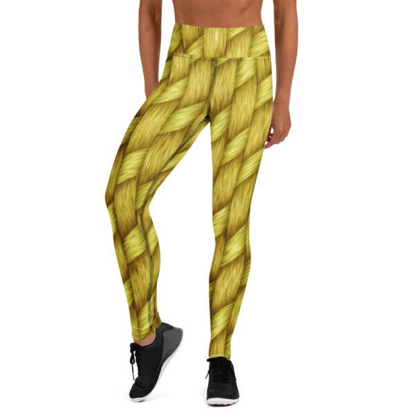 Designer Active / Sporty / Yoga Leggings Golden Weave