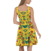 Skater Dress Designer Print Collection Yellow