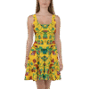 Skater Dress Designer Print Collection Yellow