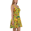 Skater Dress Designer Print Collection Yellow