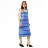 Tie-strap midi dress
